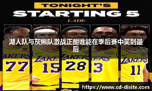湖人队与灰熊队激战正酣谁能在季后赛中笑到最后